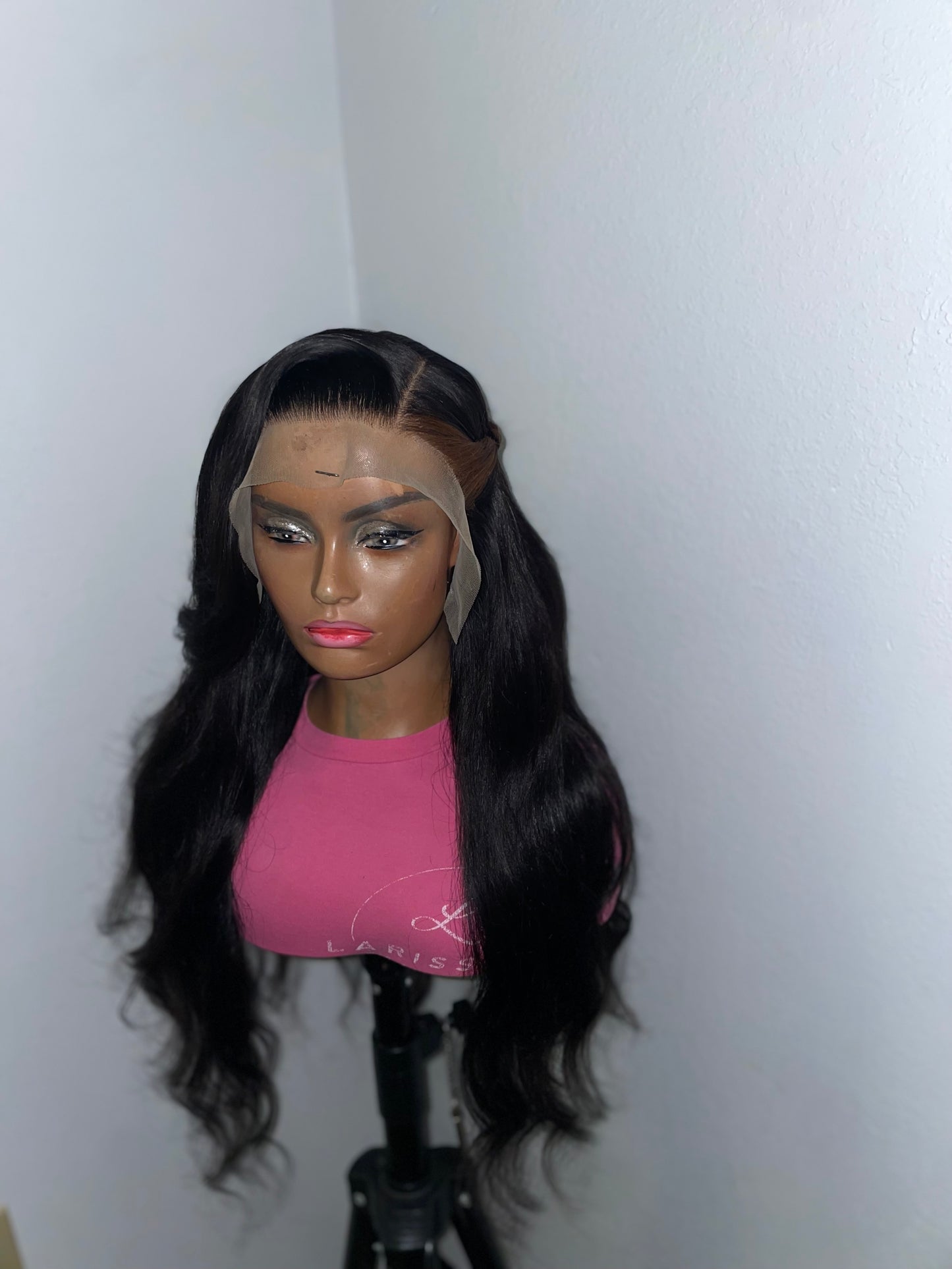 24” Bodywave Skunk Stripe Wig(Ready to Ship)