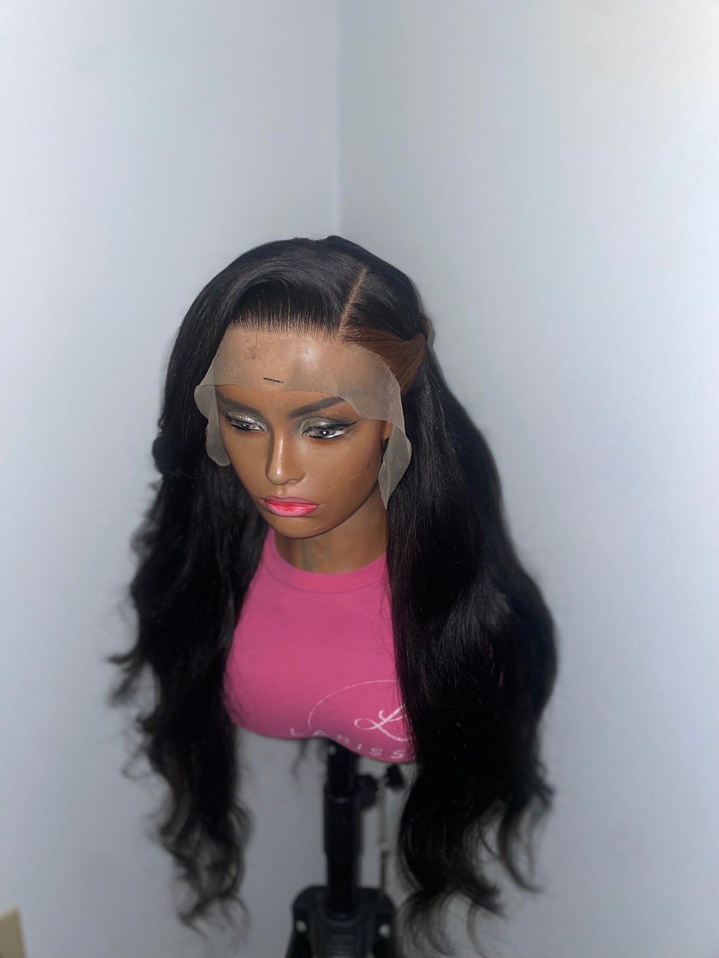 24” Bodywave Skunk Stripe Wig(Ready to Ship)