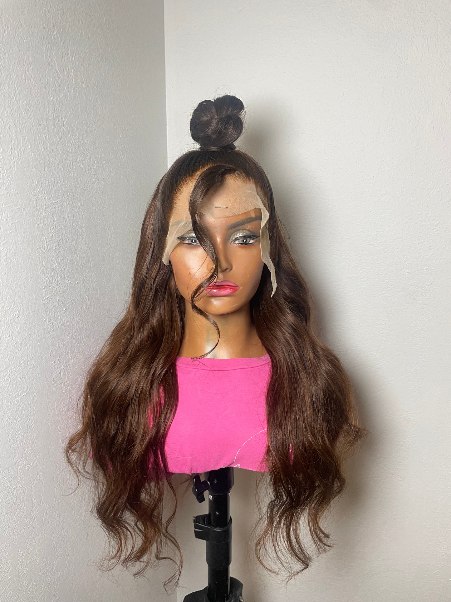 20” Cinnamon/Ginger Bodywave Wig(Ready to Ship)