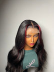Closure Highlight Glueless Wig