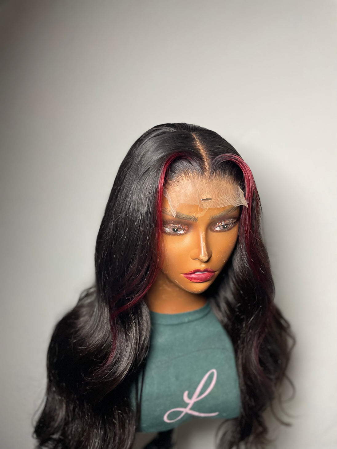Closure Highlight Glueless Wig