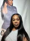 Luxury straight wigs for busy women